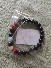 Pulsera de piedras naturales para hombre y mujer, brazalete de cuentas con sistema Solar, Chakra, Yoga, para amantes de los ocho planetas