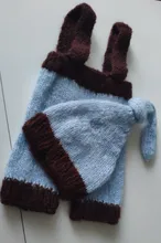 Traje de punto de ganchillo para bebé recién nacido bonito, accesorios para fotografía, sombrero de bebé, accesorios de foto para recién nacidos, bonito atuendo de 0 a 3M