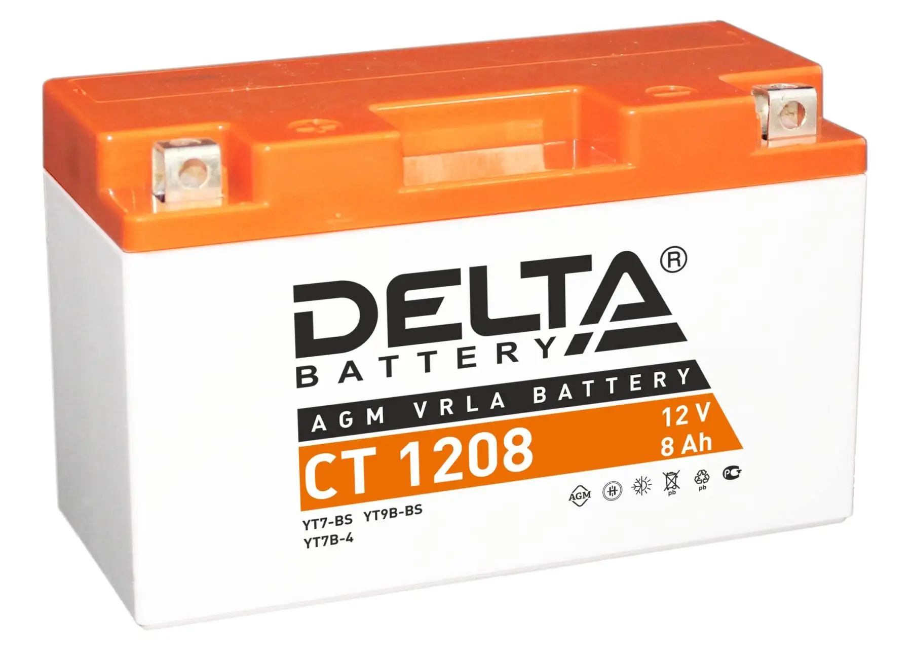 Battery DELTA CT1208 | Автомобили и мотоциклы