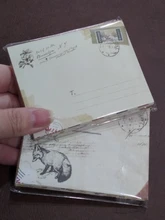 Lote de 12 unidades de sobres de papel Kraft clásico, Mini sobres de Estilo Vintage europeo para tarjetas, regalo para álbumes de recortes