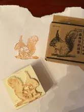 Vintage animal bosque ardilla conejo búho sello DIY sellos de goma madera para scrapbooking papelería confección de álbumes estándar sello