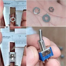 5 uds interruptor de palanca en-/EN--En 3/6 Pin 2/3 enganche de posición MTS-102 103, 202 AC 125V/6A 250V/3A interruptor de botón de encendido Coche