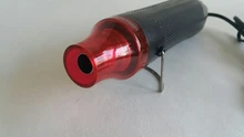 Pistola de calor de 220V, herramienta eléctrica de aire caliente de 300W con soporte para asiento retráctil, bricolaje, 1 ud.