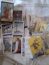 84 unids/set cartas del Tarot sin fronteras Smith juego de mesa de Tarot tarjetas inglés completo portátil amigo fiesta Mesa tarjetas de Juego de 4P