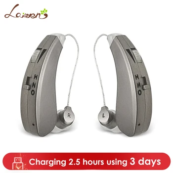 Rechargeable Mini Hearing Aids Audifonos Sound Amplifiers Wireless Ear Aids for Elderly Charge 2.5 HRS Use 3 days Free Shipping
Rechargeable Mini Hearing Aids Audifonos Sound Amplifiers Wireless Ear Aids for Elderly Charge 2.5 HRS Use 3 days Free Shipping