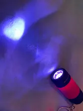 1 Mini llavero linterna de bolsillo USB recargable LED lámpara linterna de luz impermeable