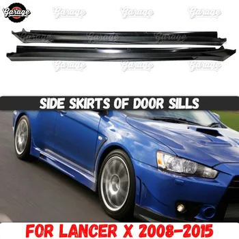Side skirts for Mitsubishi Lancer 10 2008-2015 of door sills ABS plastic pads body kit car tuning styling exterior 1 set / 2 pcs
Side skirts for Mitsubishi Lancer 10 2008-2015 of door sills ABS plastic pads body kit car tuning styling exterior 1 set / 2 pcs