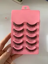 2019 caliente 5 pares Popular corto Natural pestañas falsas diario pestañas niñas necesidades Wimper Extensiofor