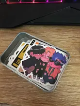 Pegatinas de peces de plátano de Anime, para papelería, portátil, monopatín, PVC, mochila, botella, bicicleta, pegatina impermeable para coche, 10/30/50 Uds.