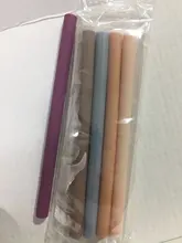 Pajitas de silicona de grado alimenticio estilo Ins para bebés, vasos de plástico en espiral para beber, para fiestas de cumpleaños, 5 uds.