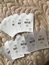 Funda de aluminio con bloqueo NFC para tarjetas de Anti RFID, funda con tarjetero, protección antirrobo para billetera plateada