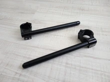 Manillar para motos Cafe Racer, manubrio para competición, clips-on ajustables, diámetro de 31/32/33/35/36/37/39/41/45/48/51mm