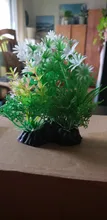 Decoración Artificial para acuario, 12 tipos de plantas, adorno de hierbas de agua, planta acuática, pecera, hierba, accesorios de decoración, 14cm