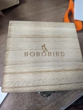 BOBO BIRD reloj de madera para hombre erkek kol saati reloj de madera elegante de lujo cronógrafo relojes militares de cuarzo en caja de regalo de madera