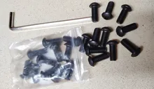 10-60 unids/lote Tornillo hexagonal M2 M2.5 M3 M4 M5 M6 M8 M10Black botón cabeza hexagonal zócalo tapa tornillo Allen hexagonal Tornillos de cabeza redonda