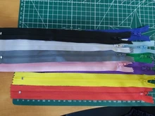 Cremalleras de bobina de nailon para manualidades de costura, 10 Uds., 3-24 pulgadas (7,5 cm-60cm), a granel, 20 colores