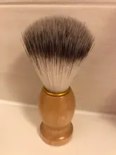 Cepillo de afeitar de nailon 2020 para hombre, herramienta de afeitado Facial con mango de madera, para salón de barbería