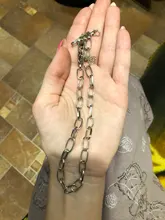 Collar de cadena gruesa steampunk para hombre y mujer, gargantilla punk con cierre, colgante, collares con estilo dorado grueso