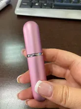 Botella pulverizadora de Perfume portátil, 5ml, 6ml, botella de vidrio rellenable, envases cosméticos vacíos, atomizador de Perfume de aluminio de viaje, 1 ud.