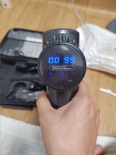 Pistola de masaje muscular, masajeador de percusión de tejido profundo, inalámbrico, nivel de 30 velocidades, profesional, manual, eléctrico