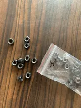 2/5/25 Uds M2 M2.5 M3 M4 M5 M6 M8 M10 M12 M16 304 de acero inoxidable negro hexagonal de Nylon insertar tuerca de auto-bloqueo tuerca Nylock contratuerca