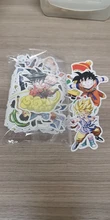 Juguete de Dragon Ball impermeable para niños, pegatina mixta para patinete, bicicleta, portátil, bolsa de viaje, divertido, 50/100 Uds.
