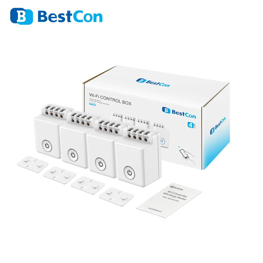 Broadlink BestCon Smart Wi-Fi Switch, Home DIY via IPhone Android App Compatible with Alexa, 4 Pack
Broadlink BestCon Smart Wi-Fi Switch, Home DIY via IPhone Android App Compatible with Alexa, 4 Pack
