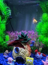 Decor Background Grass-Ornament Aquarium-Decoration Plant Fish-Tank Artificial Plastic