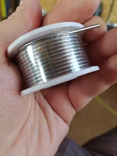 0,5/0,6/0,8/1/1, 2/2mm flujo 2.0% 45FT estaño Alambre de estaño colofonia de fundido núcleo de soldadura de alambre de soldadura rollo No limpiar 50g y 100g.