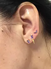 Aide-pendientes de plata de ley 925 con Circonia cúbica, pendientes de tuerca con diseño de flor de cristal, para mujeres y niñas