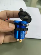 36W Dual USB 12V 12V cargador hembra QC 3,0 pantalla LED interruptor resistente al agua coche Universal enchufe para el teléfono Tablet Cámara GPS