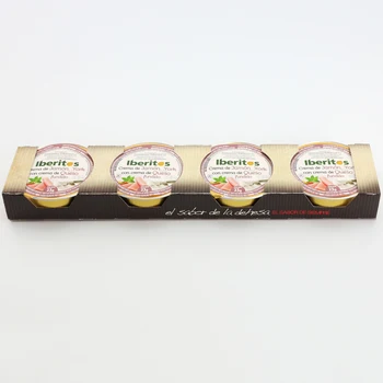 IBERITOS - Pack 4's soup cream JAMON York with 23g-YORK's cast in monodose soup cream cheese cheese
IBERITOS - Pack 4's soup cream JAMON York with 23g-YORK's cast in monodose soup cream cheese cheese