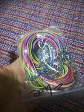 20 unids/lote Real hecho a mano de cuero ajustable trenzado collares de cuerda y amuletos colgantes resultados langosta cierre cuerda cordón 2 mm