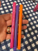 12 delineador de Color líquido impermeable, fácil de usar que mate de trazador de líneas del ojo rojo verde azul Blanco marrón dorado Eyliner