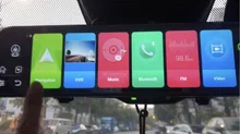 Cámara de salpicadero DVR para coche, espejo retrovisor 4G, WiFi, Android, HD, 1080P, grabadora automática de vídeo, navegación GPS, cámara de salpicadero