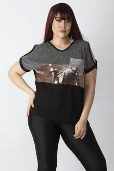 Sans Textile Women 'S Black Shoulder Low-Cut Sim And Sequin Detail Bluz 65 N15959
Sans Textile Women 'S Black Shoulder Low-Cut Sim And Sequin Detail Bluz 65 N15959