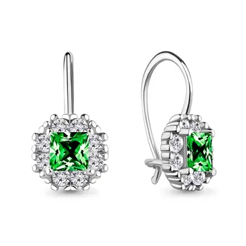 Aquamarine baby earrings with nanoemeralds, cubic zirconia, 925 sterling silver
Aquamarine baby earrings with nanoemeralds, cubic zirconia, 925 sterling silver