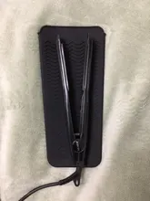 Esterilla de viaje de silicona resistente al calor, bolsa para rizar el pelo, plancha, multifunción, antideslizante, plana, Herramienta de Peinado