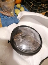 Base de faro para motocicleta, faro delantero modificado de 7 pulgadas, color negro mate, cubo Retro, Base de faro LED para motocicleta Harley