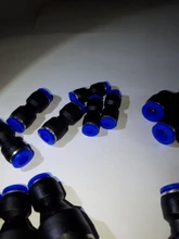 Accesorios Neumáticos Conector recto PU/PG 4-16mm OD manguera reductora 8-6mm plástico empuje en conector rápido Conexión de aire fontanería