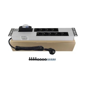 Amp Connect PDU 19 ''2U 9 WAY GERMANY TYPE (DIN49440) SOCKET CIRCUIT BREAKER CONNECTED ALUMINIUM PROFILE FRAME PDU
Amp Connect PDU 19 ''2U 9 WAY GERMANY TYPE (DIN49440) SOCKET CIRCUIT BREAKER CONNECTED ALUMINIUM PROFILE FRAME PDU