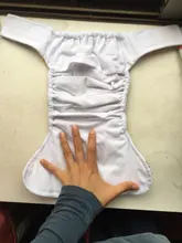 Pañal de bolsillo con gancho y bucle, tela de ante interior impermeable lavable, pañal reutilizable para bebés de 4-16kg, n. ° 3, novedad de 11,11