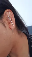 Pendientes de boda bohemios con gancho para mujer, aretes trepadores de circonia cúbica, cristal, regalo de joyería