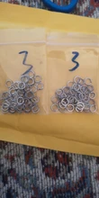 50 unids/bolsa de acero inoxidable gancho de anillos de Pesca 3 #/4 #/5 #/6 #/7 #8 # anilla con doble abertura accesorios para herramientas de pesca conector de anillos planos