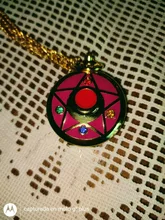 Reloj de bolsillo colorido de Sailor Moon para niños, colgante Vintage, regalo para mujer, Fob, relojes de bolsillo, cadena, collar, venta al por mayor
