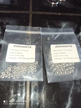 ZONSANTA métrica hexagonal de acero inoxidable 304 tuerca hexagonal DIN934 M1 M1.2 M1.4 M1.6 M2 M2.5 M3 M4 M5 M6 M8 M10 M12 M16 M20 tuercas de tornillo