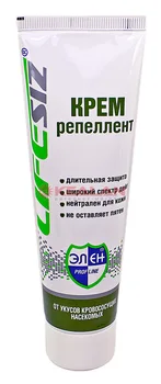 Lifesiz Helen cream repellent from bites of bleeding insects, 100 ml.
Lifesiz Helen cream repellent from bites of bleeding insects, 100 ml.