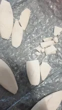 Juego de 6 piezas de hueso para masticar, jibión con soporte de Metal