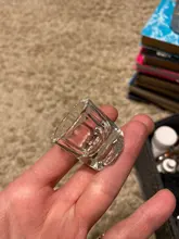 Taza de cristal para uñas, recipiente transparente para polvo acrílico líquido, herramienta de diseño de Nail Art GL1606, 1 ud.
