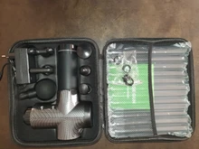 Pistola de masaje muscular, masajeador de percusión de tejido profundo, inalámbrico, nivel de 30 velocidades, profesional, manual, eléctrico